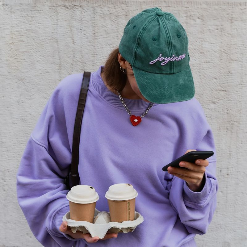 Cappellino con visiera JOYINME Radiance green 3