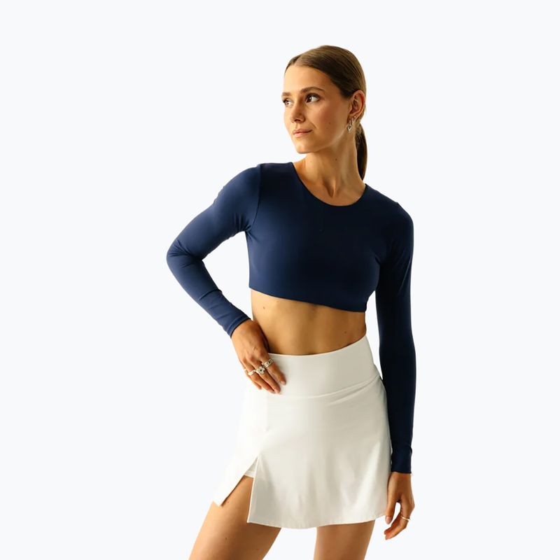 Top da yoga da donna JoyInMe Core Crop Top dark navy