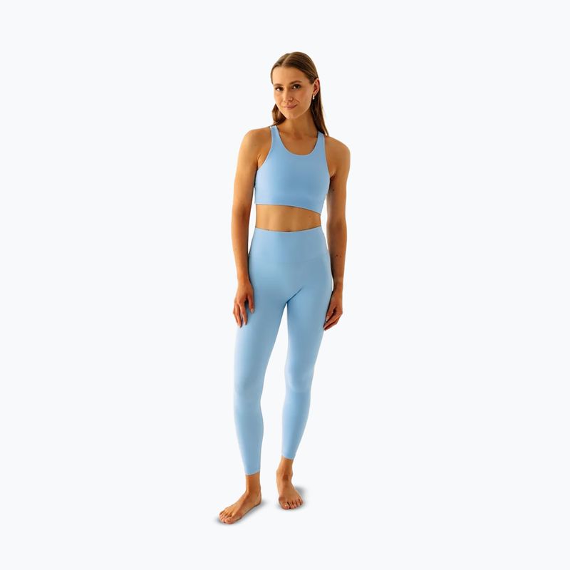 Leggings da yoga da donna JoyInMe Oneness Yoga 7/8 blue chia 2