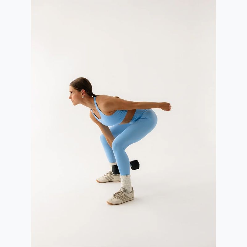 Leggings da yoga da donna JoyInMe Oneness Yoga 7/8 blue chia 6