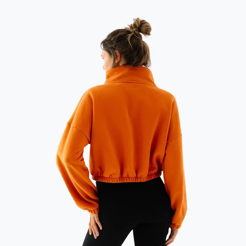 Pile donna JoyInMe Zip Flow Sweatshirt pumpkin spice 3