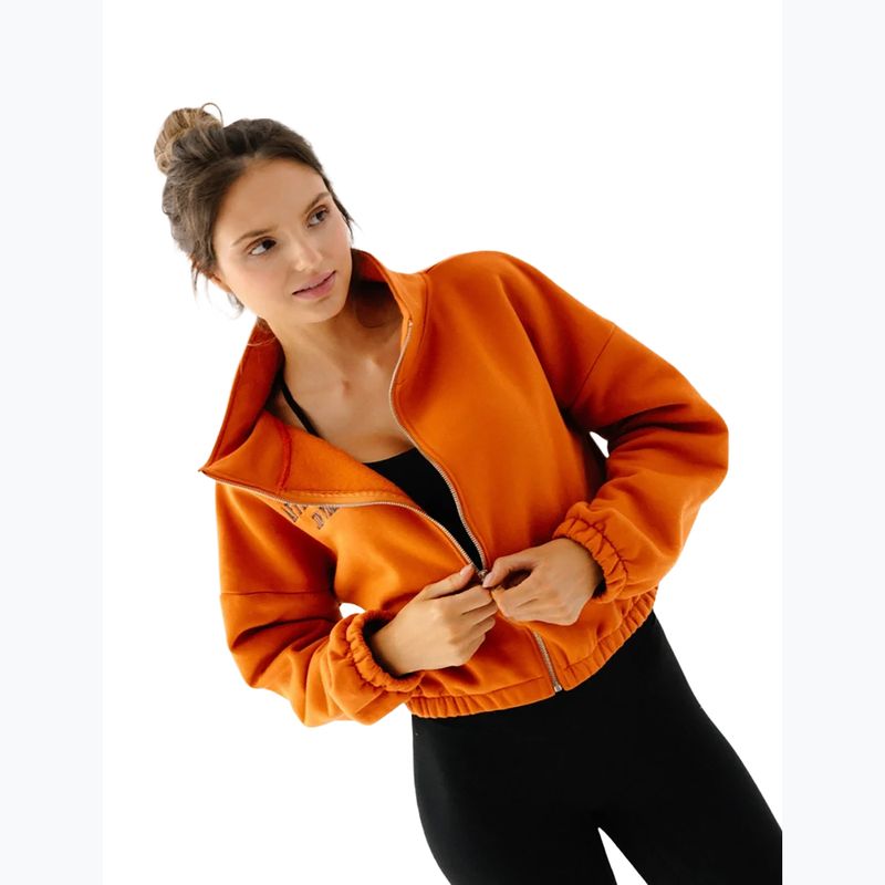 Pile donna JoyInMe Zip Flow Sweatshirt pumpkin spice 5