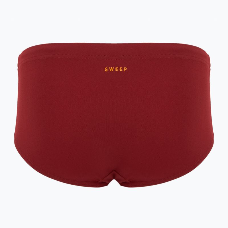 Boxer da bagno SWEEP Classic Ruby bordeaux per uomo 2