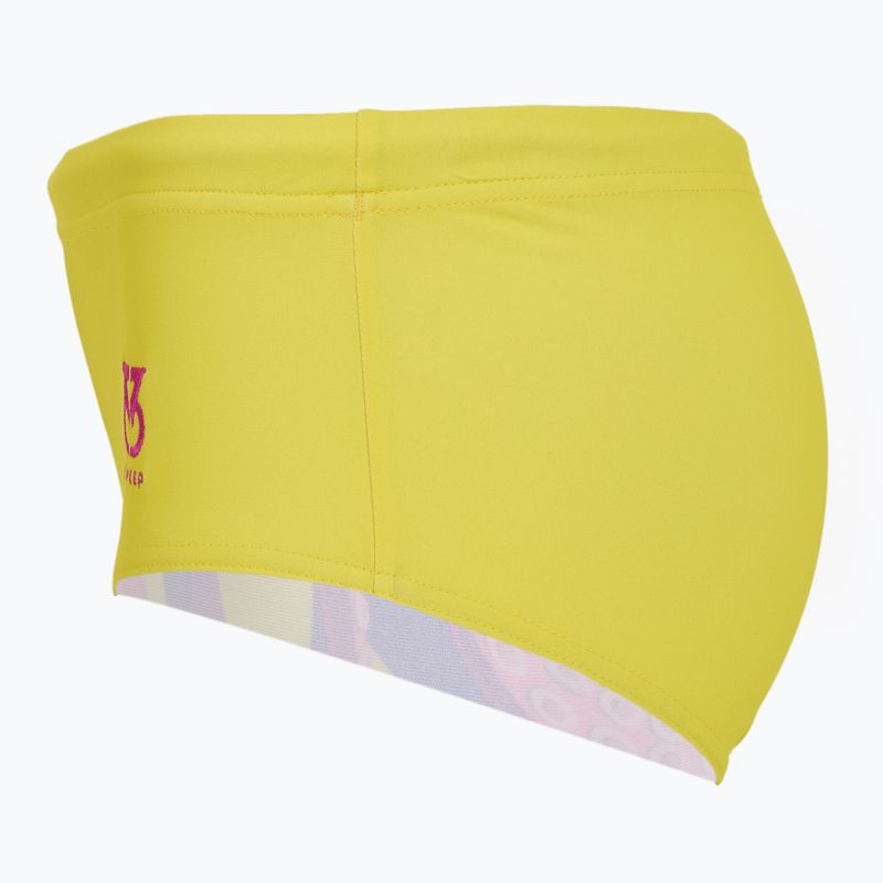 SWEEP Aqua Kraken, boxer da bagno da uomo rosa/giallo 3