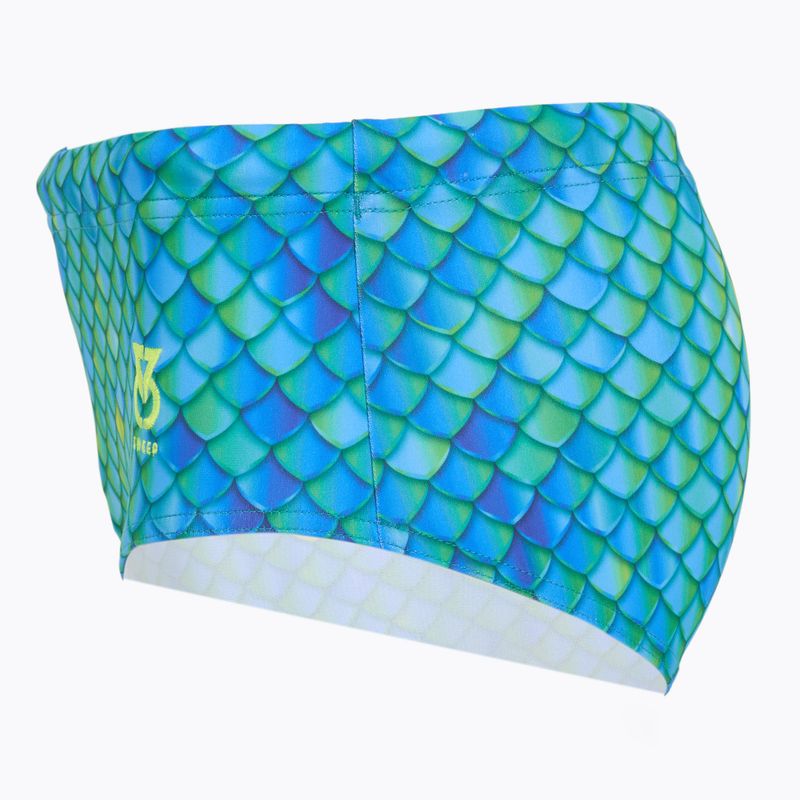 SWEEP Aqua Hippos, boxer da bagno da uomo blu/giallo/verde 2