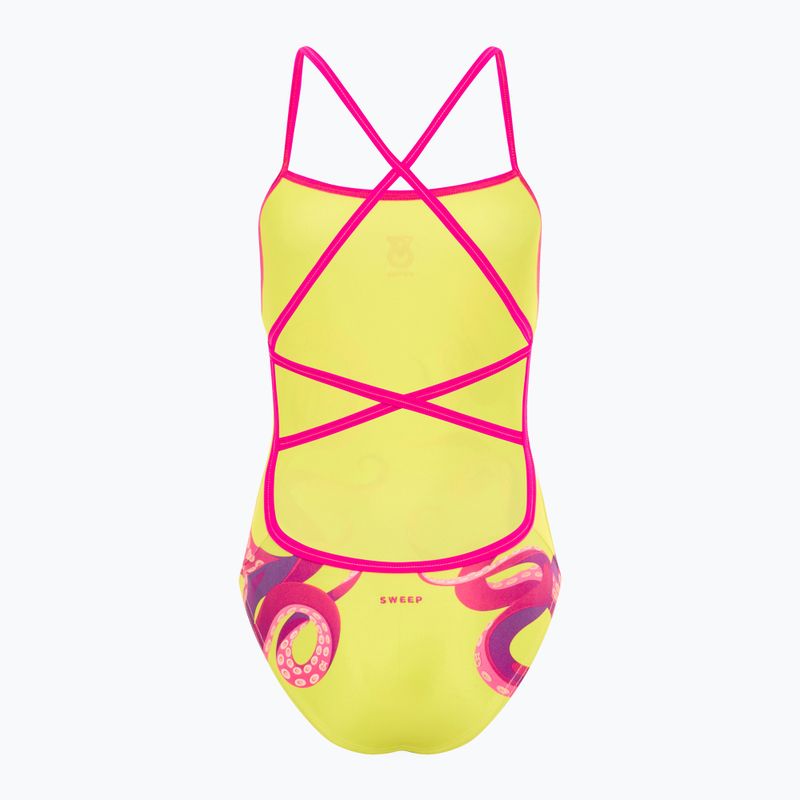 SWEEP Aqua Kraken costume intero donna rosa/giallo 2