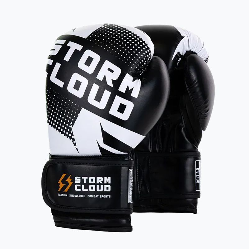 Guantoni da boxe StormCloud Bolt 3.0 black/white 2