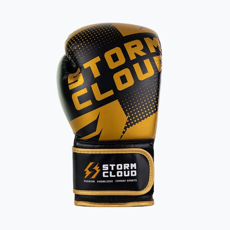 Guantoni da boxe StormCloud Bolt 3.0 black/gold 4