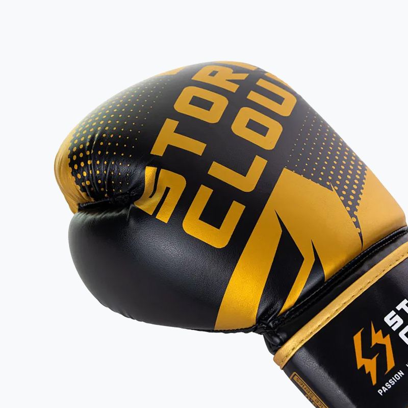 Guantoni da boxe StormCloud Bolt 3.0 black/gold 6