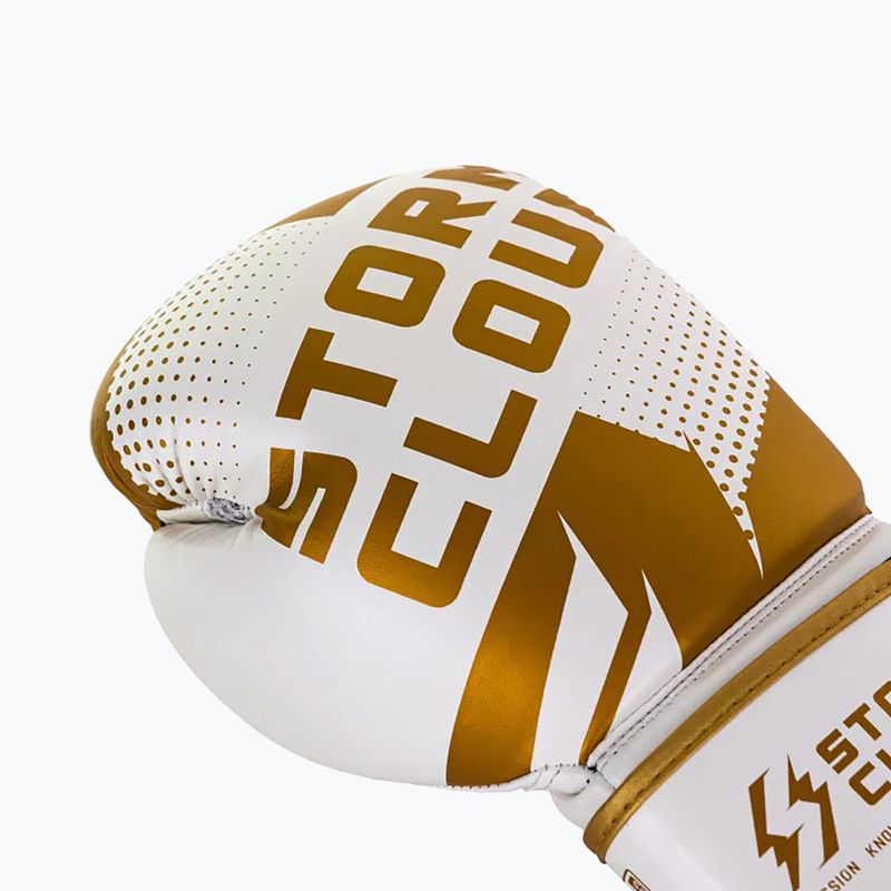 Guantoni da boxe StormCloud Bolt 3.0 white/gold 6