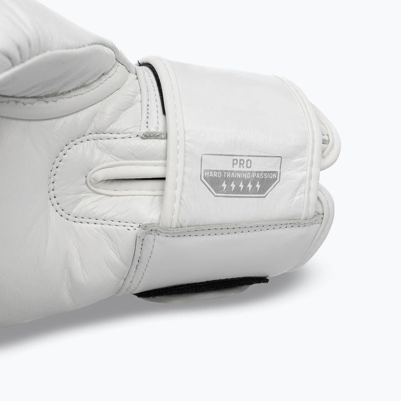 Guantoni da boxe StormCloud Muay Thai Blizzard 2.0 white/silver 8