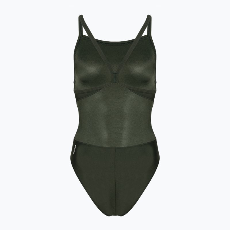 Costume da bagno donna CLap intero verde scuro 2