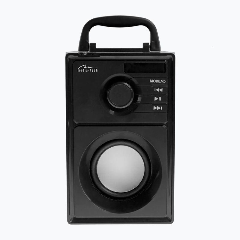 Altoparlante mobile Media-Tech Boombox Silver nero/argento