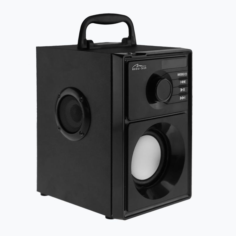 Altoparlante mobile Media-Tech Boombox Silver nero/argento 3