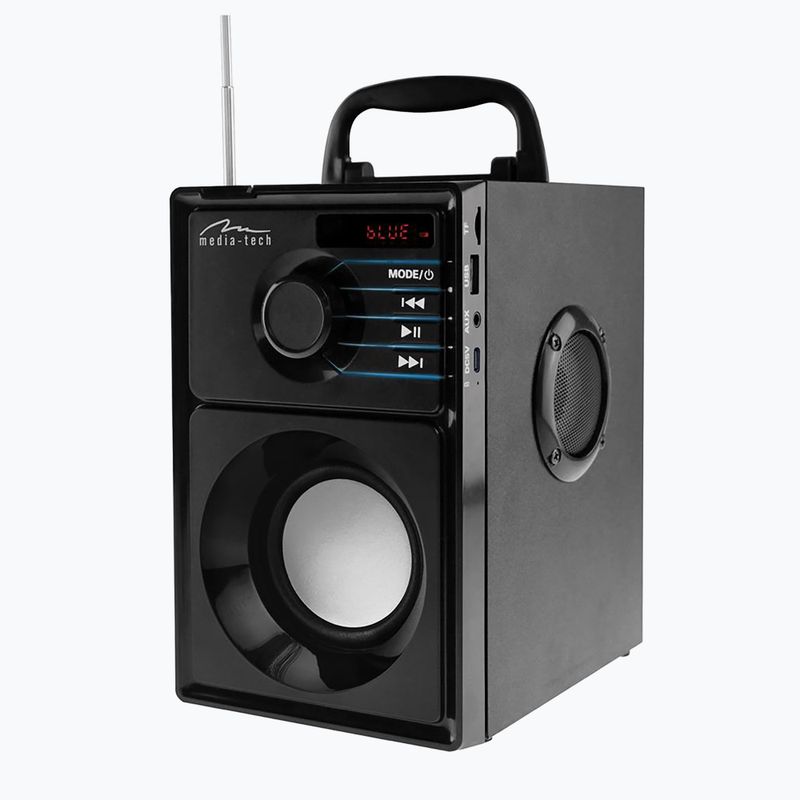 Altoparlante mobile Media-Tech Boombox Silver nero/argento 4