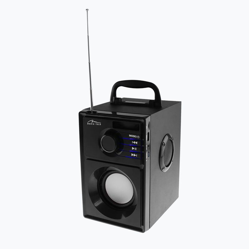 Altoparlante mobile Media-Tech Boombox Silver nero/argento 5