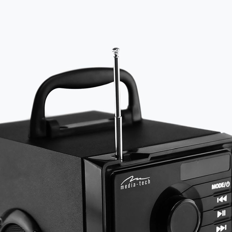 Altoparlante mobile Media-Tech Boombox Silver nero/argento 6