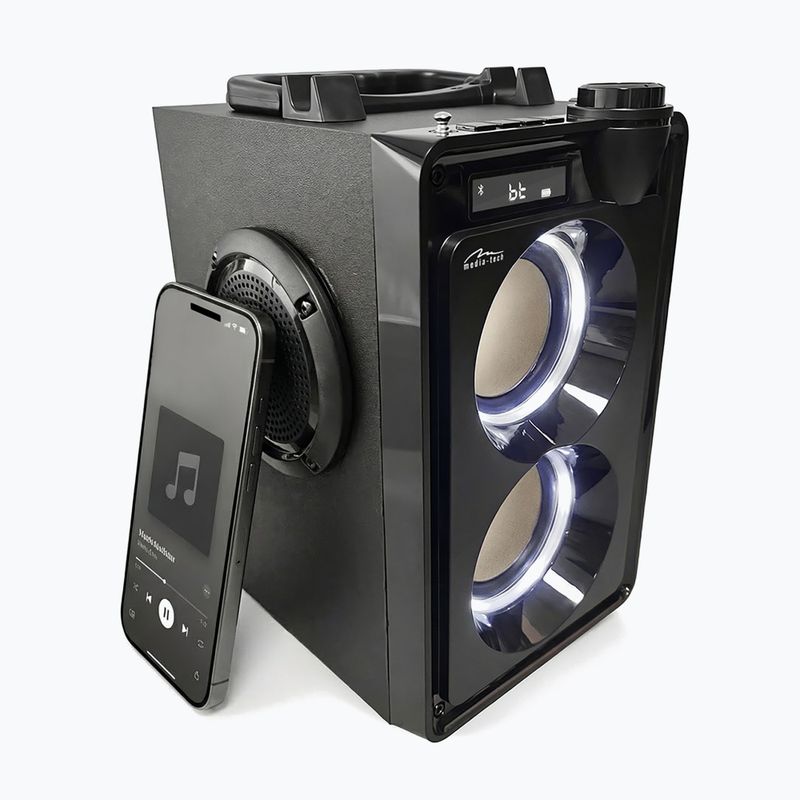 Cassa Bluetooth portatile Media-Tech Overbox black 6