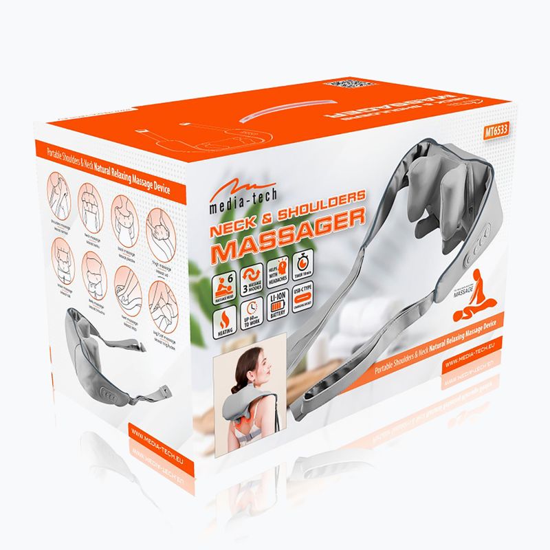 Massaggiatore per collo e spalle Media-Tech grigio 9