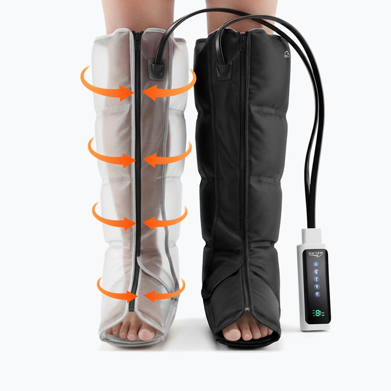 Massaggiatore linfatico per gambe Media-Tech Air Compression Lymphatic Drainage black 9