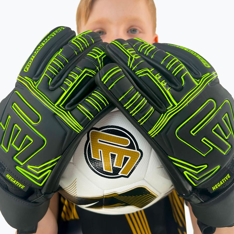 Guanti da portiere per bambini Football Masters Symbio NC fluo 5