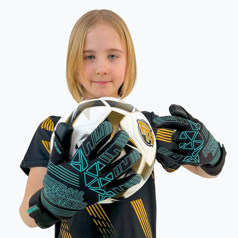 Guanti da portiere per bambini Football Masters Fenix ocean 4