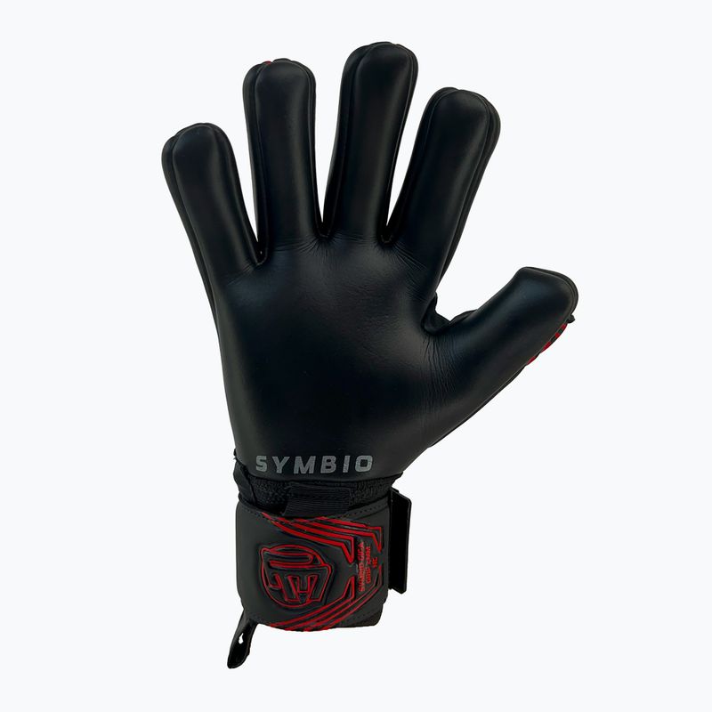 Guanti da portiere rossi Football Masters Symbio NC 2