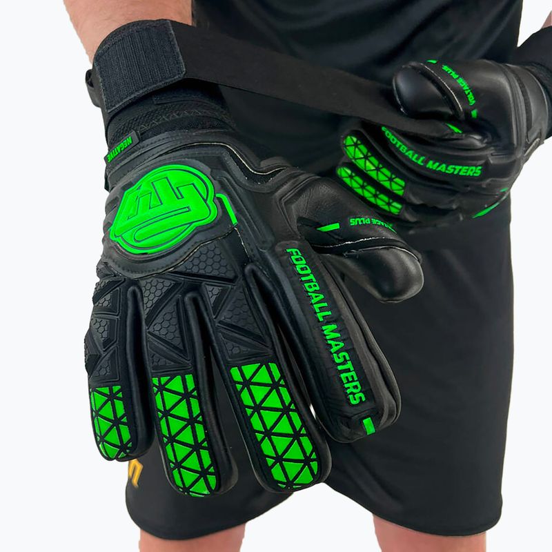 Football Masters Voltage Plus NC guanti da portiere nero/fluo 5