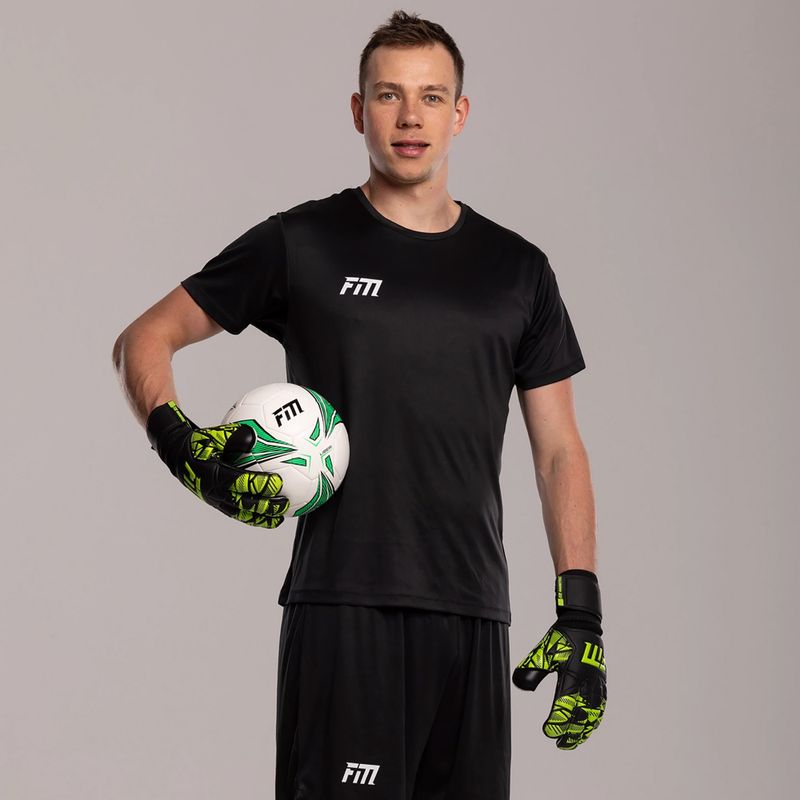 Guanti da portiere Football Masters Invictus X RF verde 2