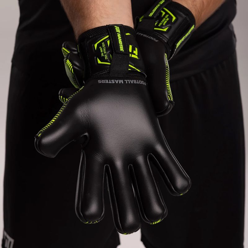 Guanti da portiere Football Masters Varis X NC nero/verde 4