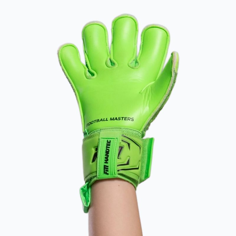 Guanti da portiere per bambini Football Masters Invictus X Jr lime 5