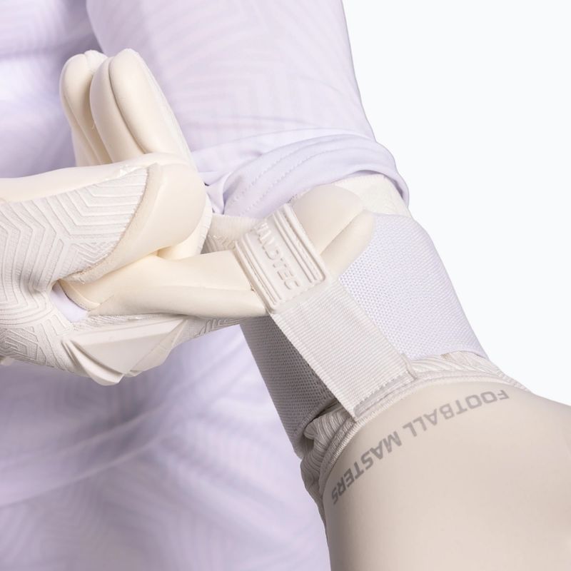 Guanti da portiere Football Masters Varis X PRO all white 9
