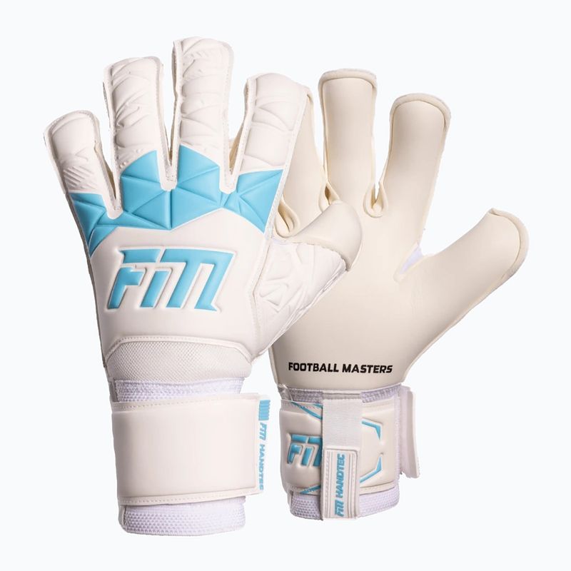 Guanti da portiere Football Masters Invictus X bianco/blu