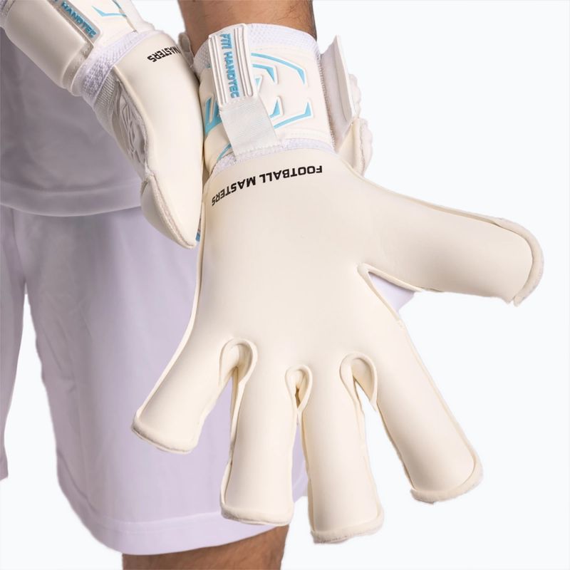 Guanti da portiere Football Masters Invictus X bianco/blu 6