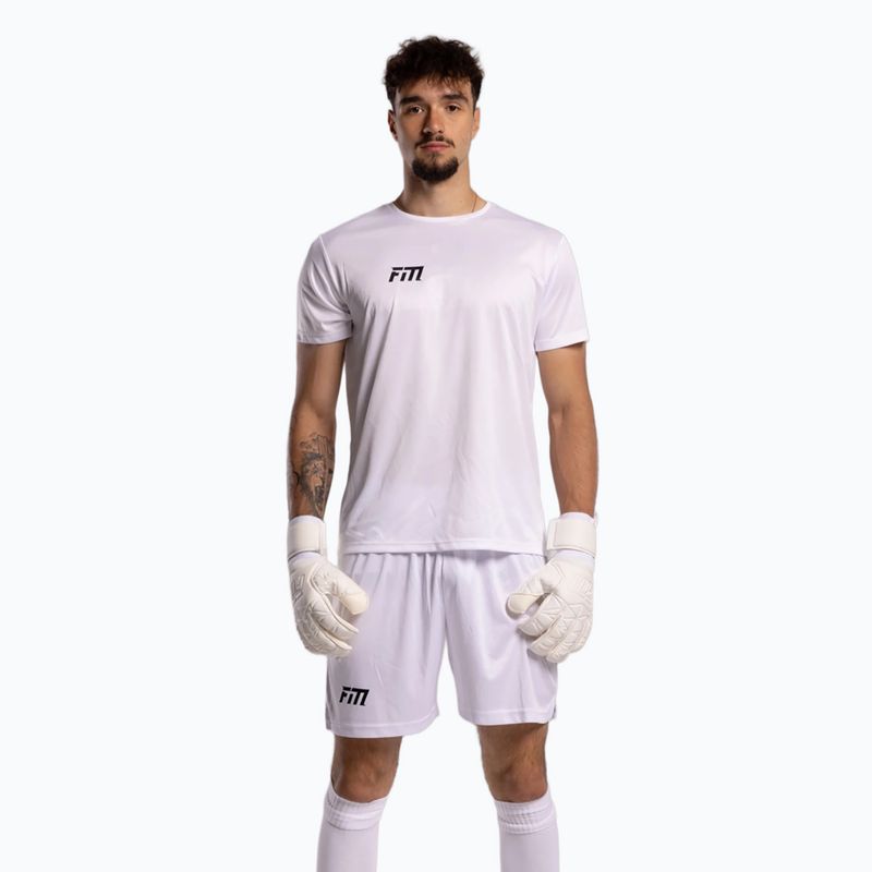 Guanti da portiere Football Masters Invictus X all white 3