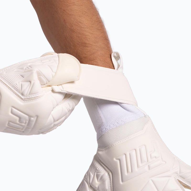 Guanti da portiere Football Masters Invictus X all white 5