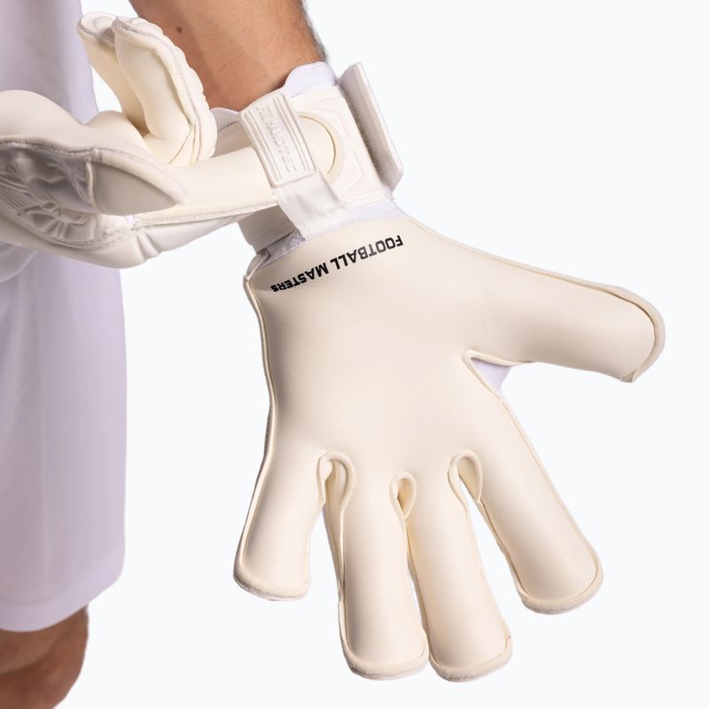 Guanti da portiere Football Masters Invictus X all white 6