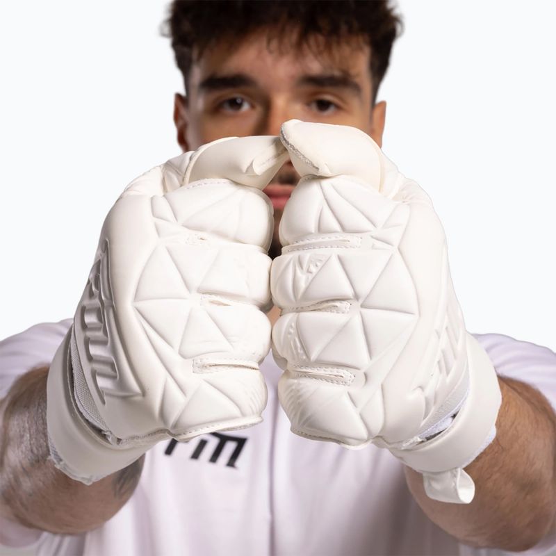 Guanti da portiere Football Masters Invictus X all white 8