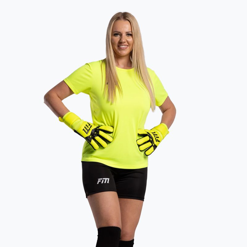 Guanti da portiere Football Masters Varis X giallo fluo 7
