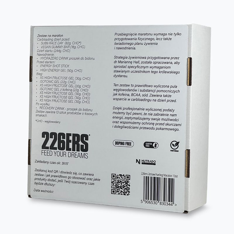 Set per il corretto rifornimento 226ERS half marathon 13 pcs 2