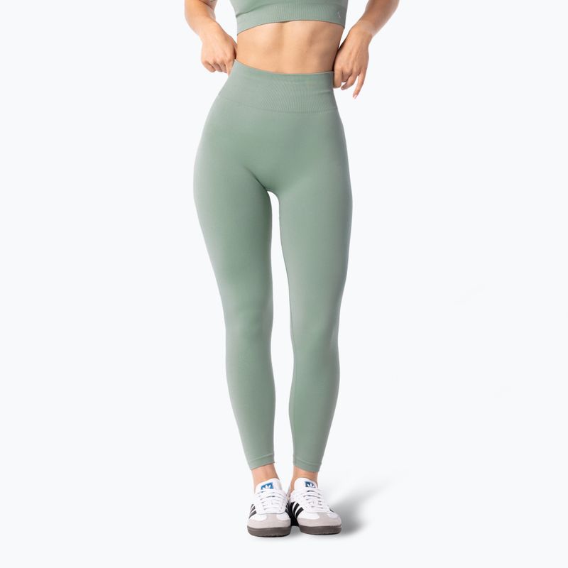 Leggings da allenamento da donna Carpatree Simply Seamless verde chiaro