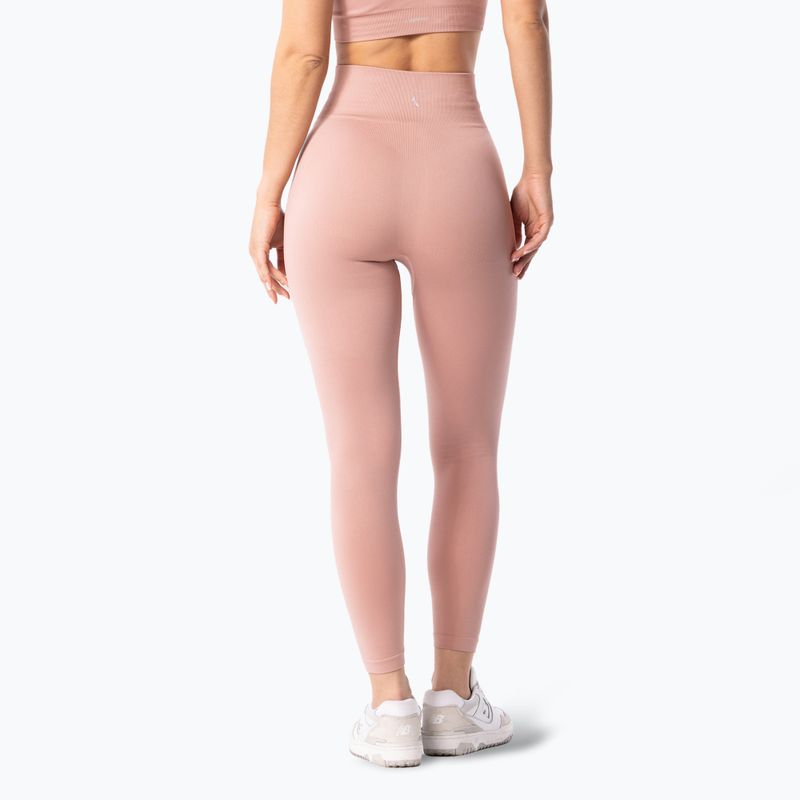 Leggings da allenamento donna Carpatree Simply Seamless rosa liscio 3