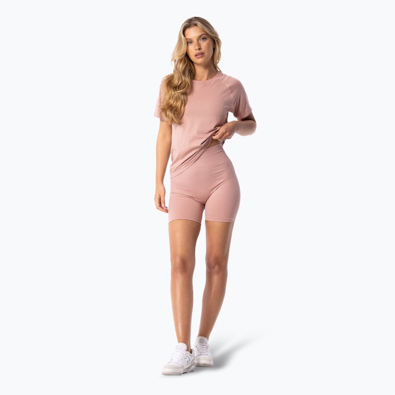 Maglietta da allenamento da donna Carpatree Simply Seamless rosa liscio 2