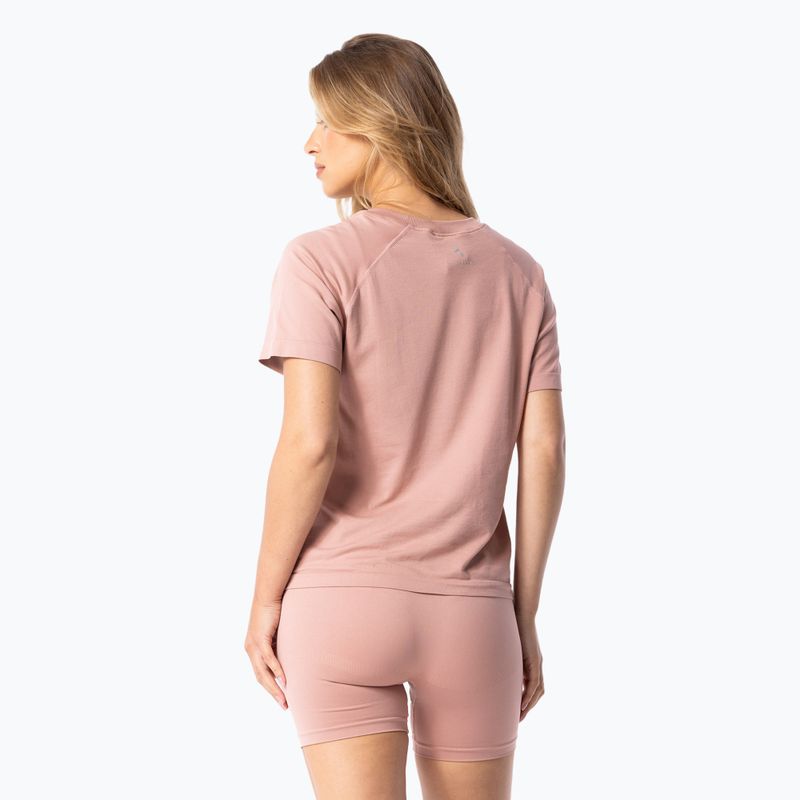 Maglietta da allenamento da donna Carpatree Simply Seamless rosa liscio 3