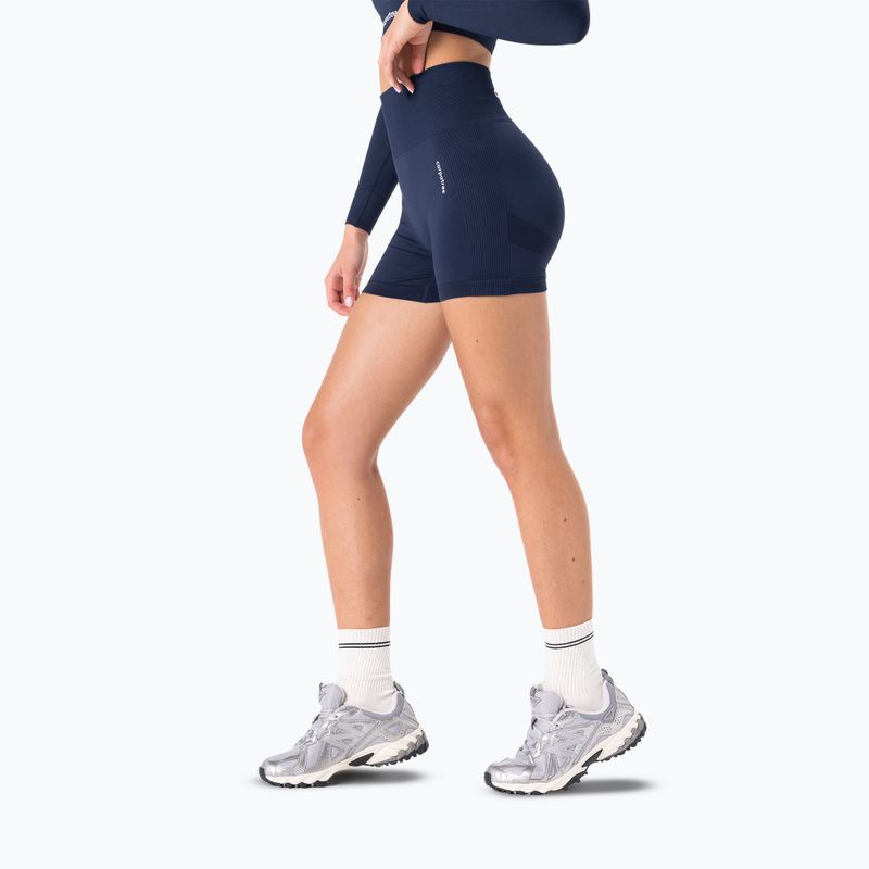 Pantaloncini da allenamento da donna Carpatree Allure Seamless midnight blue 3