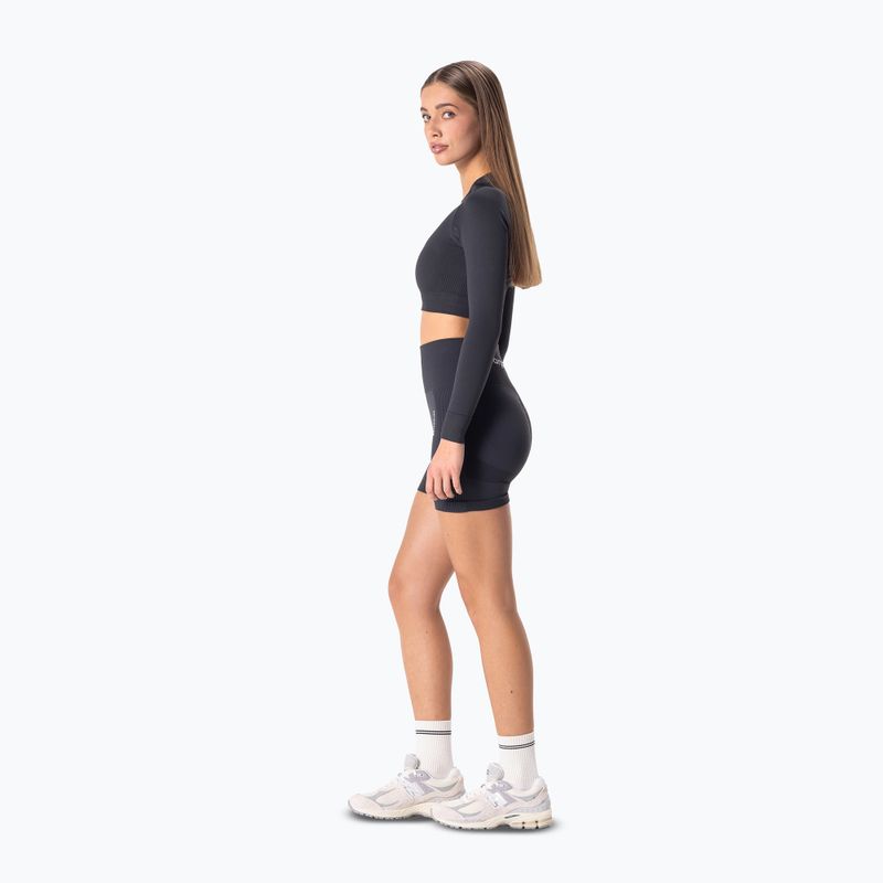 Pantaloncini da allenamento da donna Carpatree Allure Seamless titanium grey 2