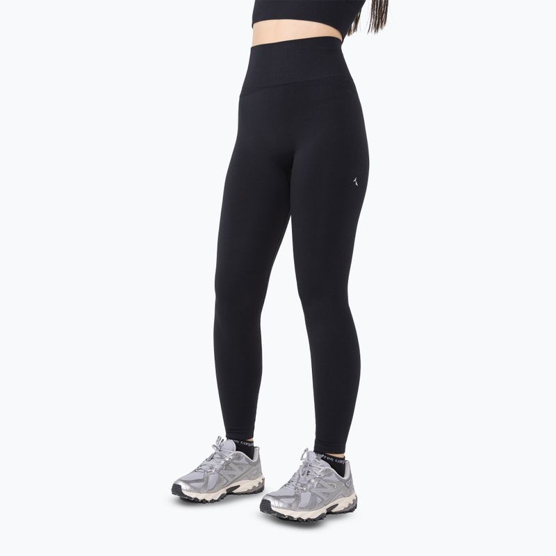 Leggings da allenamento donna Carpatree Dopamine Buzz Seamless nero ossidiana 6