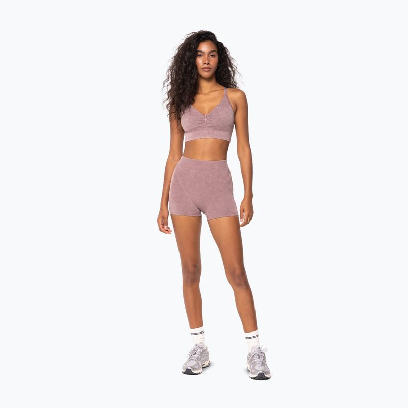 Pantaloncini da allenamento donna Carpatree Marble Story Seamless rose/quartz pink 2