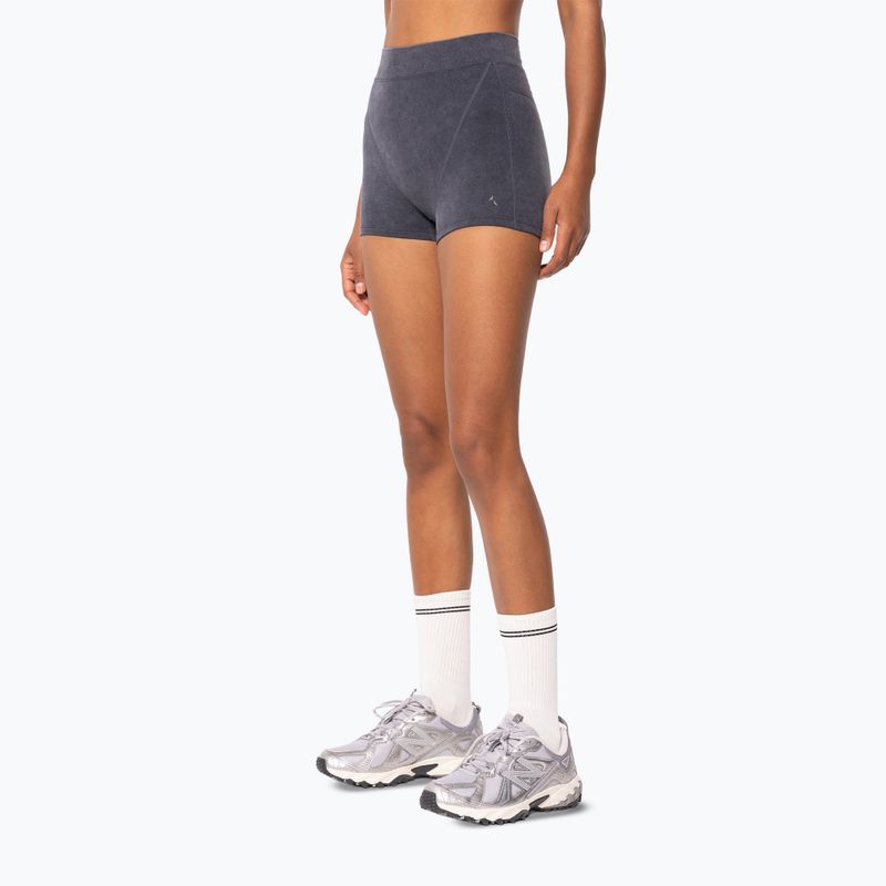 Pantaloncini da allenamento donna Carpatree Marble Story Seamless midnight mist black 5