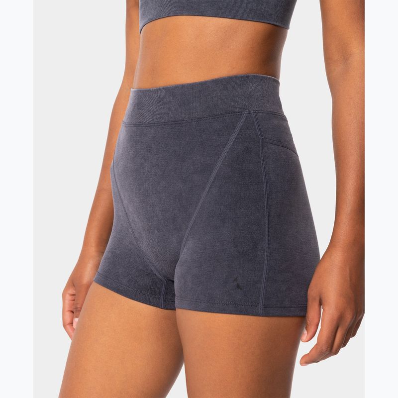 Pantaloncini da allenamento donna Carpatree Marble Story Seamless midnight mist black 7